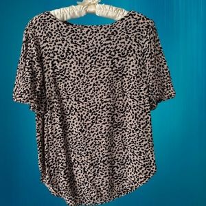H&M leopard print blouse